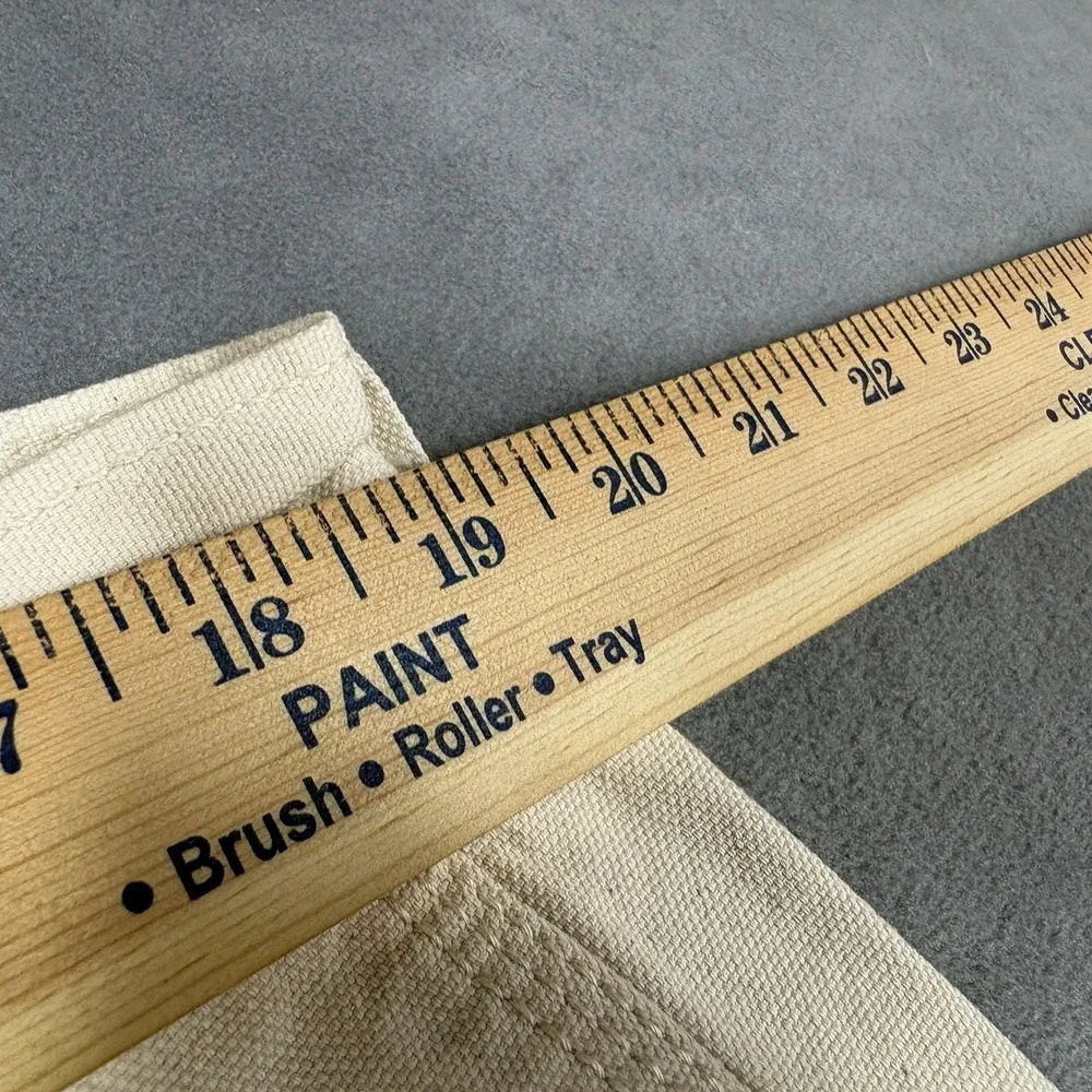 NEW Banana Republic Carpenter Pants Size 38 Ivory Straight Fit Utility